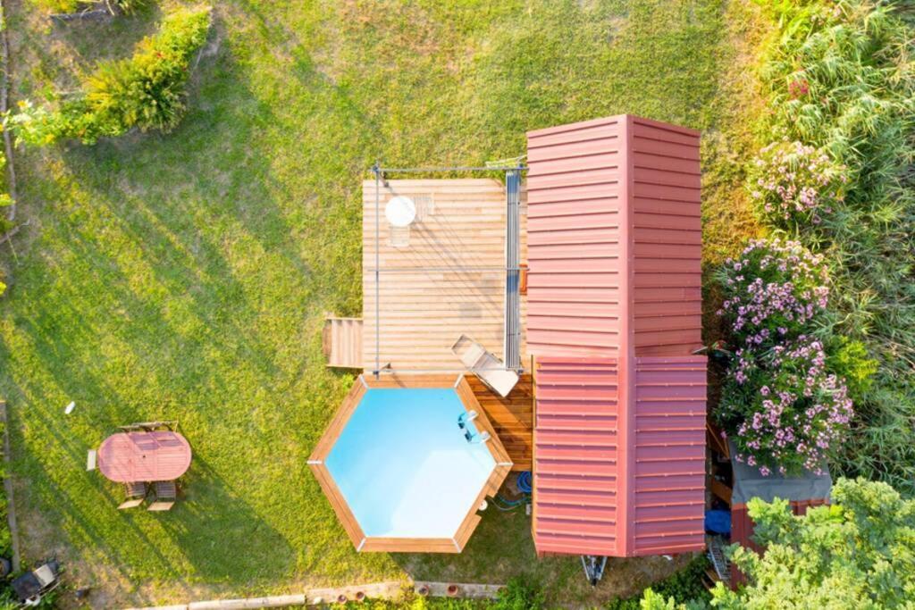 Myinsolite - Tiny-House, Jacuzzi, Brasero, Piscine Aigues-Mortes Luaran gambar