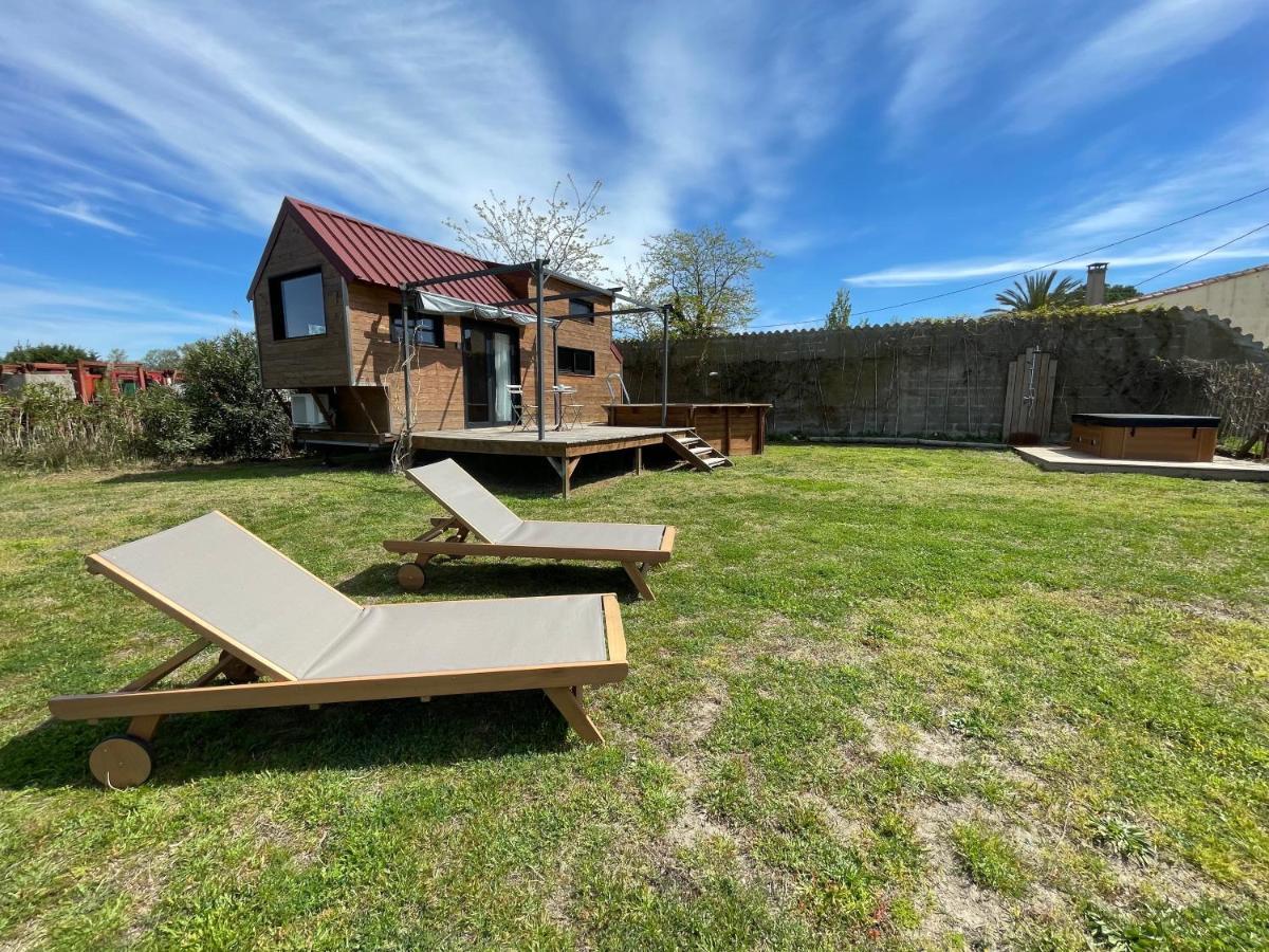 Myinsolite - Tiny-House, Jacuzzi, Brasero, Piscine Aigues-Mortes Luaran gambar