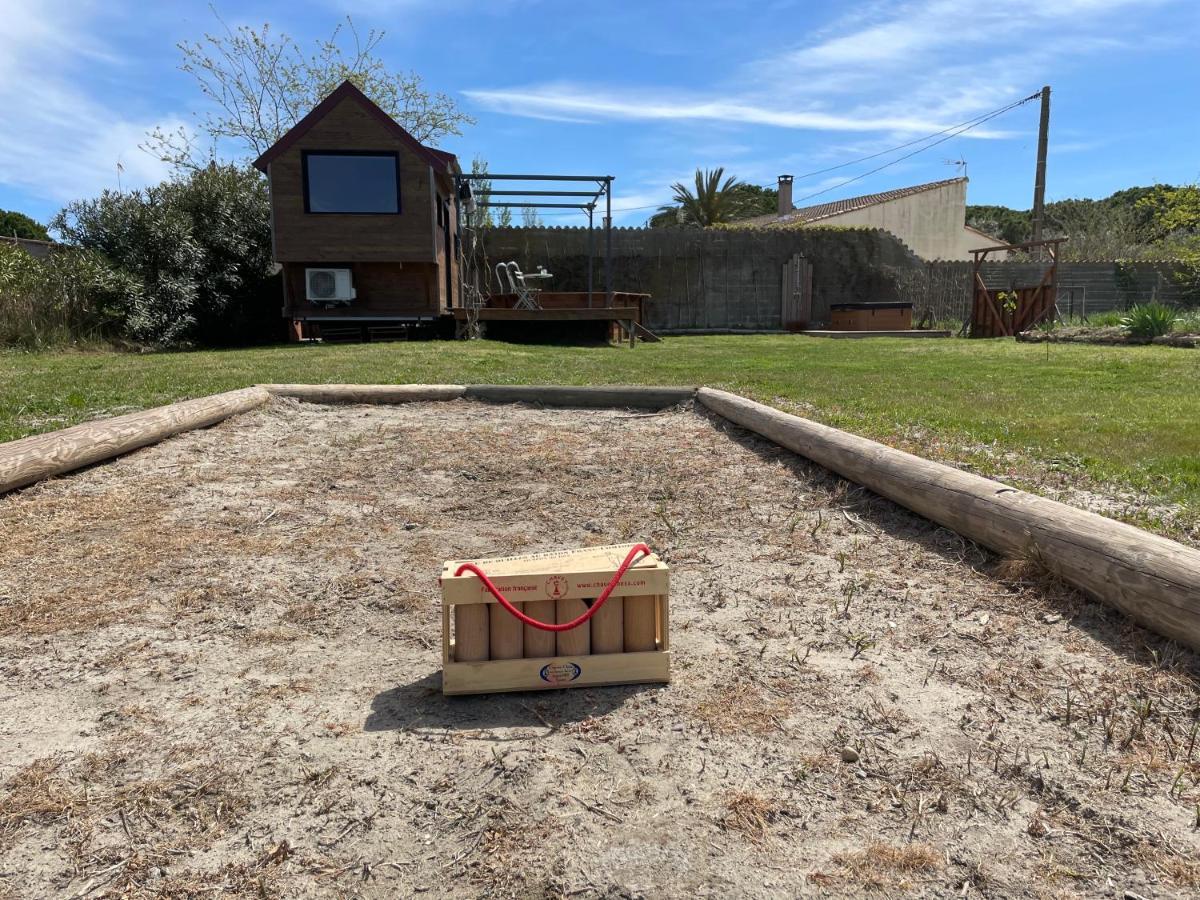 Myinsolite - Tiny-House, Jacuzzi, Brasero, Piscine Aigues-Mortes Luaran gambar